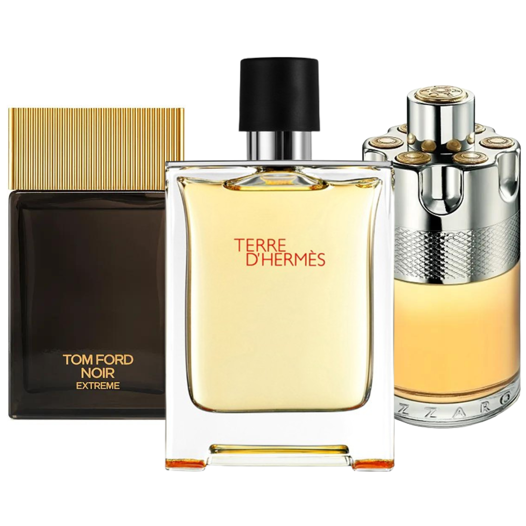 Set de 3 parfumuri | Terre de’Hermes, Azzaro Wanted, Tom Ford Noir Extreme 100 ml