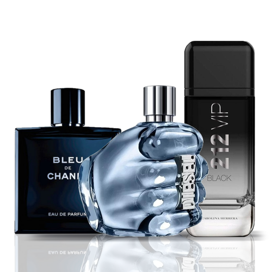 Set de 3 parfumuri | Bleu de Chanel + Diesel Only The Brava + 212 VIP Black